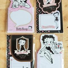 BettyBoop☆しおり☆付箋メモ☆4種類セット