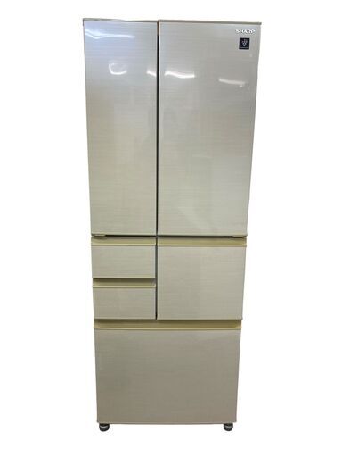SHARP/シャープ 6ドア 冷凍冷蔵庫 502L フレンチドア 自動製氷有り SJ-F501E-N 引き取り限定 神奈川県横須賀市