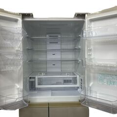 SHARP/シャープ 6ドア 冷凍冷蔵庫 502L フレンチドア 自動製氷有り SJ-F501E-N 引き取り限定 神奈川県横須賀市