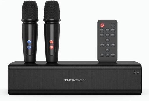 カラオケセット 拡声器 ワイヤレスマイク2本付き PAセット ワイヤレスステレオ対応