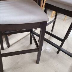 J7318 IKEA イケア カウンターテーブル イス2脚付き EKEDALEN