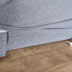 糸島市　ニトリ　三人掛けソファー　グレー