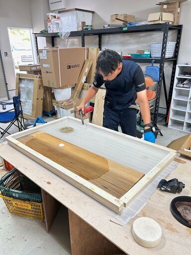 オリジナルレジンテーブルなどを作成いたします！
