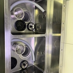 2槽シンク 1200x650x820(+150)