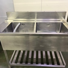 2槽シンク 1200x650x820(+150)