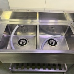 2槽シンク 1200x650x820(+150)