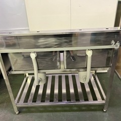 2槽シンク 1200x650x820(+150)