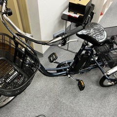 E-PAR+ON 電動三輪自転車 バッテリー、充電器、鍵付属