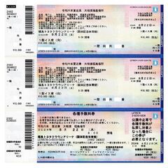 終了！！ 令和6年夏巡業 大相撲福島場所 チケット2枚 【8月22