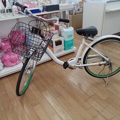 ☆ジモティ割あり☆ 自転車 24インチ ホワイト クリーニング済み TK2672