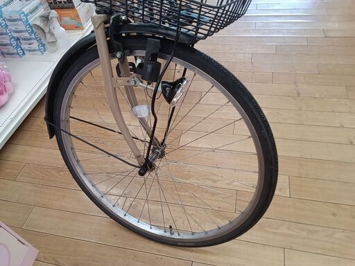 ★ジモティ割あり★  自転車 26インチ ベージュ クリーニング済み TK2673 ☆ジモティ割あり☆ 自転車 26インチ ベージュ クリーニング済み TK2673