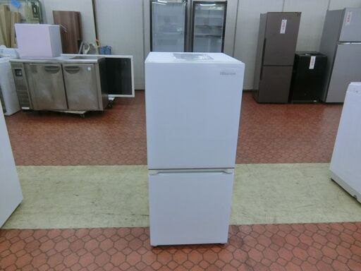 ID 196322　冷蔵庫２ドア　134L　ハイセンス　２０２０年　HR-G13B-W