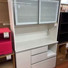 送料無料　ニトリ　キッチンボードアルミナ2 ニトリ｜アルミナ2｜スライド扉キッチンボード｜食器棚