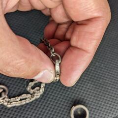 GUCCI　ステンレス製　リング15号とネックレス