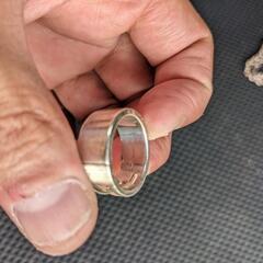 GUCCI　ステンレス製　リング15号とネックレス