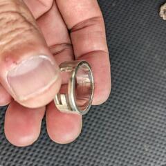 GUCCI ステンレス製 リング15号とネックレス