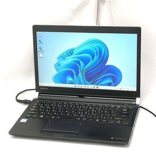 赤字覚悟 中古美品 高速SSD Wi-Fi有 ノートパソコン 13.3型ワイド 東芝 R73/M 第7世代Core i3 メモリ8GB 無線LAN Bluetooth Windows11 Office済