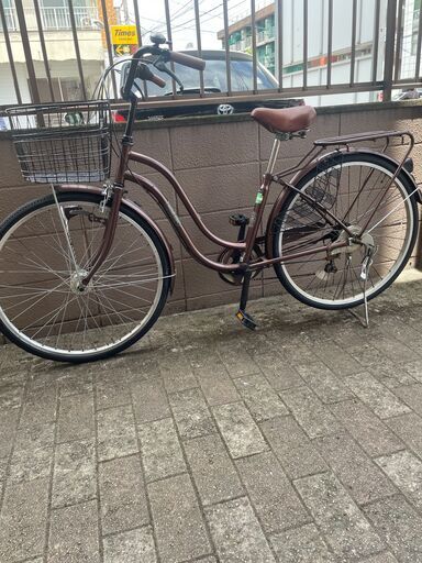 リサイクルショップどりーむ荒田店 No1380 自転車　シティサイクル　２６インチ　ギア切り替え付き♪　LEDオートライト付き♪