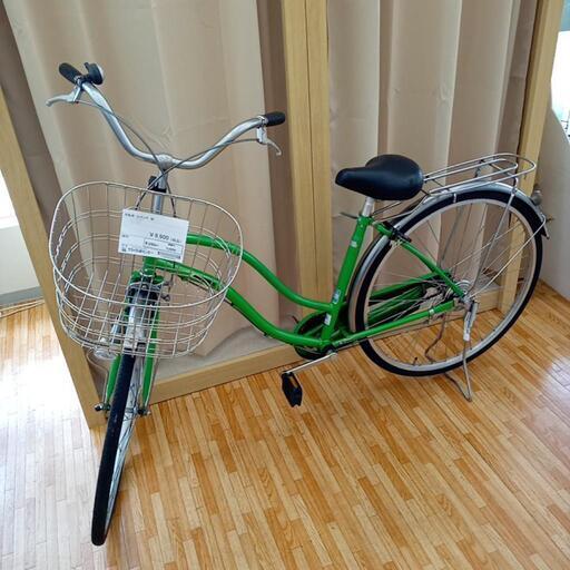 ★ジモティ割あり★ 自転車　27インチ　グリーン　クリーニング済　YJ3268