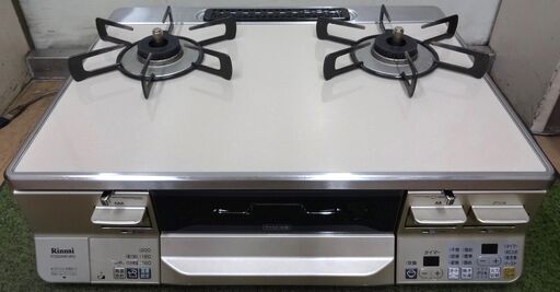 エイブイ：Rinnai ガステーブル RTS65AWK14RG-CL 都市ガス用 左強火力 2020年製