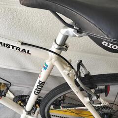 街乗り人気クロスバイク★【GIOS】MISTRAL☆パールホワイト3×8速◆整備済即乗り　