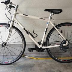 街乗り人気クロスバイク★【GIOS】MISTRAL☆パールホワイト3×8速◆整備済即乗り　
