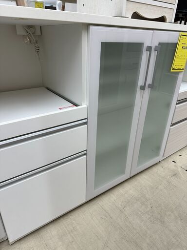 ジモティ来店特価!!　　キッチンカウンター　ニトリ　ホワイト　　J-0760