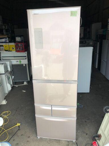 NO 311 北九州市内配送無料 東芝 TOSHIBA 冷凍冷蔵庫 (426L・左 NO 311 北九州市内配送無料 東芝 TOSHIBA 冷凍冷蔵庫 (426L・左