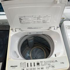 リサイクルショップどりーむ天保山店　No13849　洗濯機　ハイセンス　2021年製　5.5㎏　