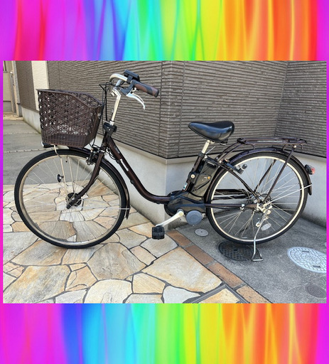 大容量8.9Ah！デジタル液晶！Panasonic　ビビ　26インチ　電動自転車　電動アシスト自転車  7262