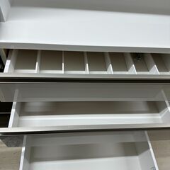 ジモティ来店特価!!　　食器棚　ニトリ　ホワイト　　J-0768
