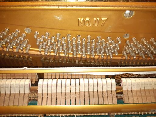 中古ピアノ ヤマハ アップライト U7B 調律師の工房より - 鍵盤楽器、ピアノ 