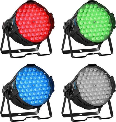 ディスコライト LPC007 54x3W RGB LED 舞台照明 6色変換ステージライト