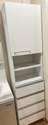 洗面所の収納棚　早めに取引できる方