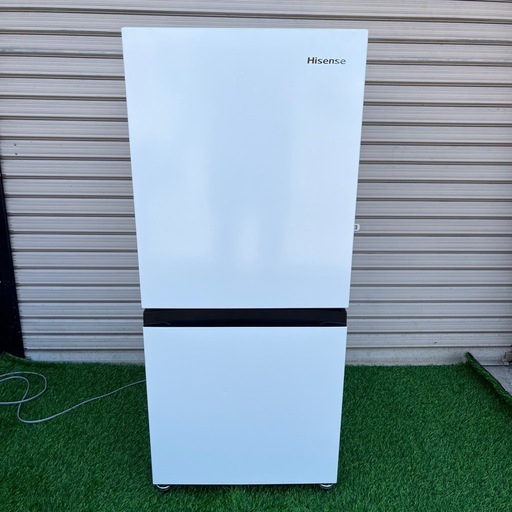 【引き取り限定】Hisenseノンフロン冷凍冷蔵庫135L 2023年製 中古品