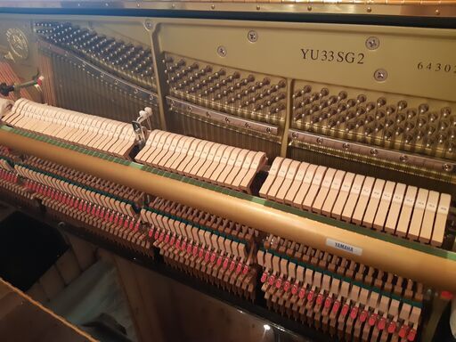 中古ピアノ ヤマハ アップライト YU33SG2 サイレント 消音 調律師の