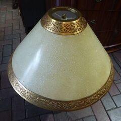 マツヤマ工芸 アンティーク調 テーブルランプ 高さ75cm アイボリー 