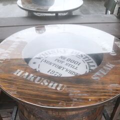 サントリー白州 ウィスキー樽使用 テーブル