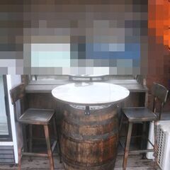 サントリー白州 ウィスキー樽使用 テーブル