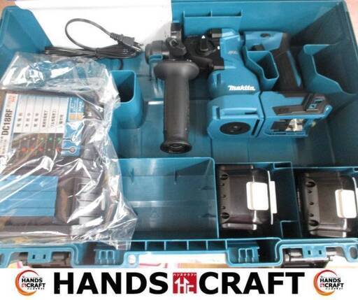 マキタ　makita　HR183DZK　ハンマドリル　未使用品　フルセット　バッテリ18V 6.0Ah二個/充電器付き　18mm　【ハンズクラフト宜野湾店】