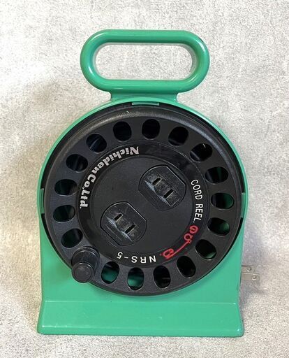 【終】【G479】ニチデン/のびーる/NRS-5/コードリール/有効長4.8m/中古品/通電OK