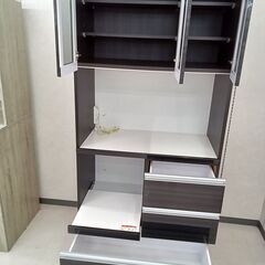 *お値段見直しました★ジモティ割あり★ サトークラフト レンジボード ブラック W89×D46.5×H183 クリーニング済み TC4032 お値段見直しました☆ジモティ割あり☆ サトークラフト レンジボード