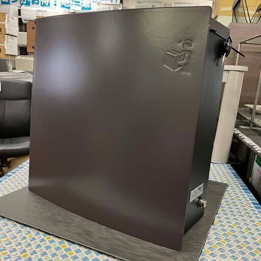 【未使用品】KGY工業 プラッツ 宅配BOX 郵便ポスト 郵便受け 宅配ポスト MB-1 ブラウン 壁掛け専用 印鑑ケース付き 鍵×2本有り