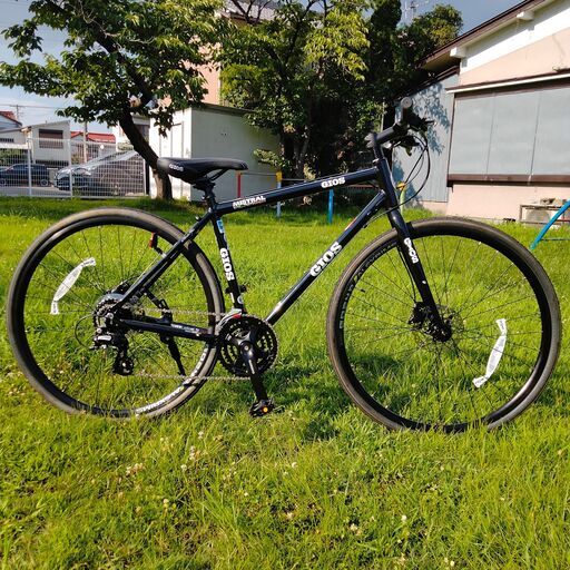 2024年6月新車購入の超美品!  油圧ディスククロス GIOS '24 MISTRAL DISC HYDRAULIC 480mm/ブラック