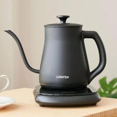 電気ケトル コーヒーケトル 0.8L 1000W コーヒーポット5段温度調節