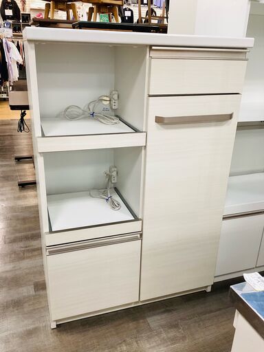 【軽トラック貸し出し無料！】引き出し付きのレンジ台です！