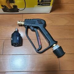 終了しました。値下げしました★別売り付き4点セット★　ケルヒャー 高圧洗浄機 K2コンパクト　★別売りショートガン、クイックノズル＋もこもこスノーフォームランス