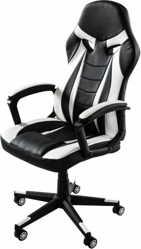 【新品未使用】ゲーミングチェア オフィスチェア 在宅ワーク テレワーク ロッキング 3D座面 パソコンチェア ブラック ホワイト 新品