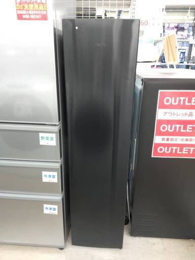 未使用AQUA アクア 2023年製 AQF-SF11P 冷凍庫 前開き105L・右開き ファン式 スリムサイズ シャインブラック アウトレット3060