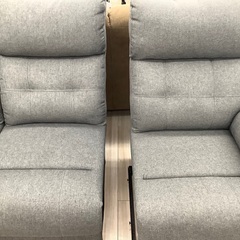 ニトリの3人掛けリクライニングソファー（グレー）のご紹介！（トレファク寝屋川）